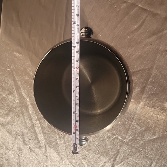 Towle Retro Stainless Steel Ice Bucket Silver Barware Wedding Gift - Picture 7 of 9